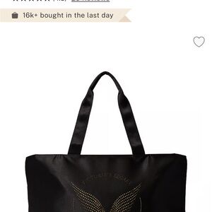 Brand New Victoria's Secret Elegant Black Tote